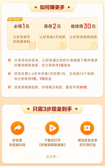 好看短视频极速版挣钱吗?一天能挣多少钱? 第3张 好看短视频极速版挣钱吗?一天能挣多少钱? 第3张