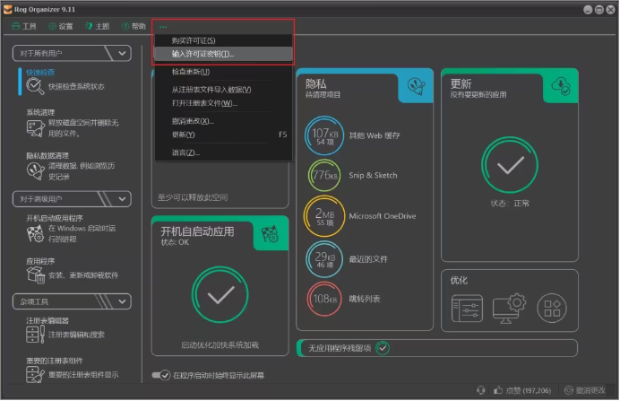 Reg Organizer��ɫ��(ע�����������)
