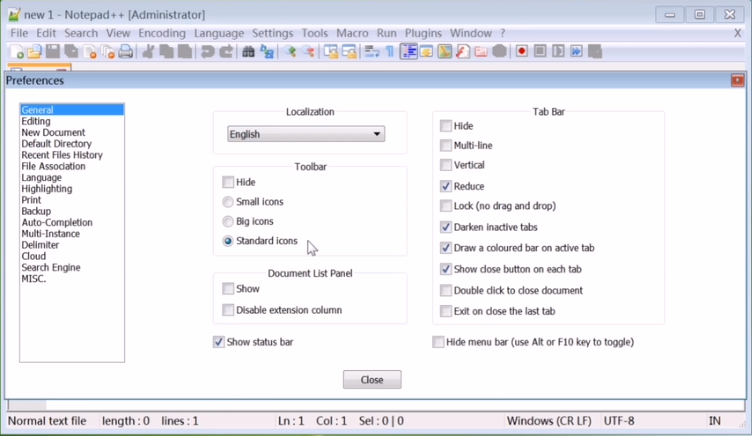 Notepad++官方多语言版文本编辑器