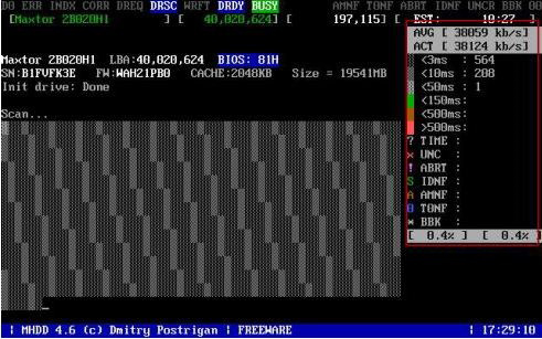 MHDD硬盘检测工具